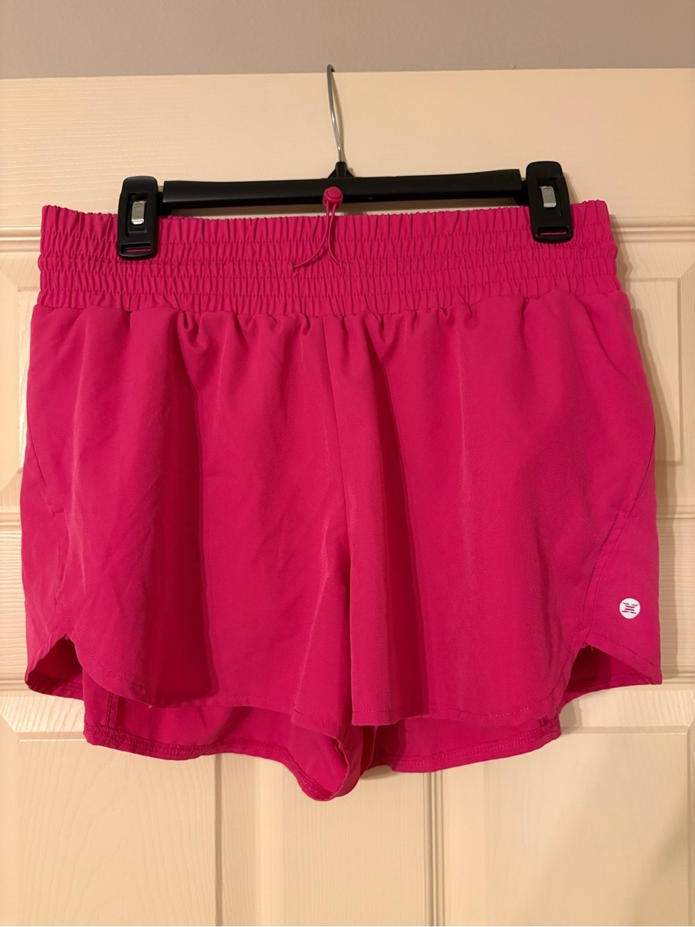 RBX Hot Pink Athletic Shorts with Elastic Waistband